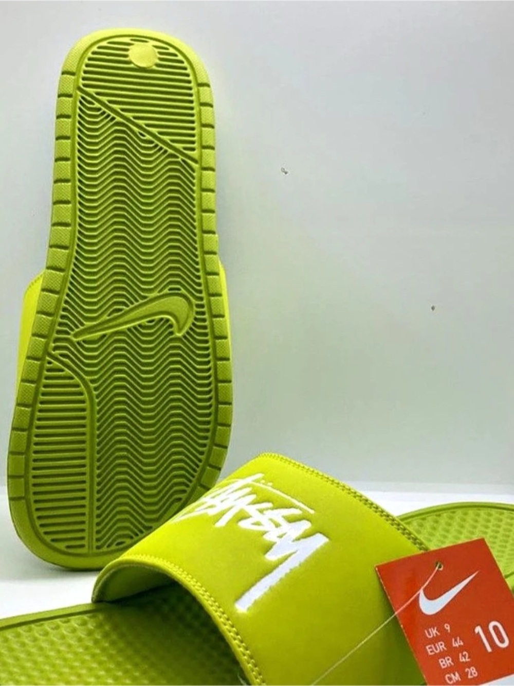 nike x stussy benassi slides